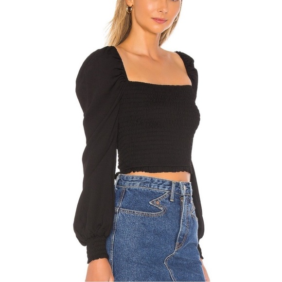 Superdown Tanya Smocked Top - Picture 1 of 4